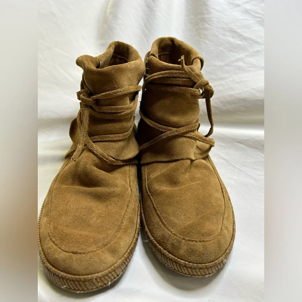 UGG Women's Tan Suede Ankle Boots